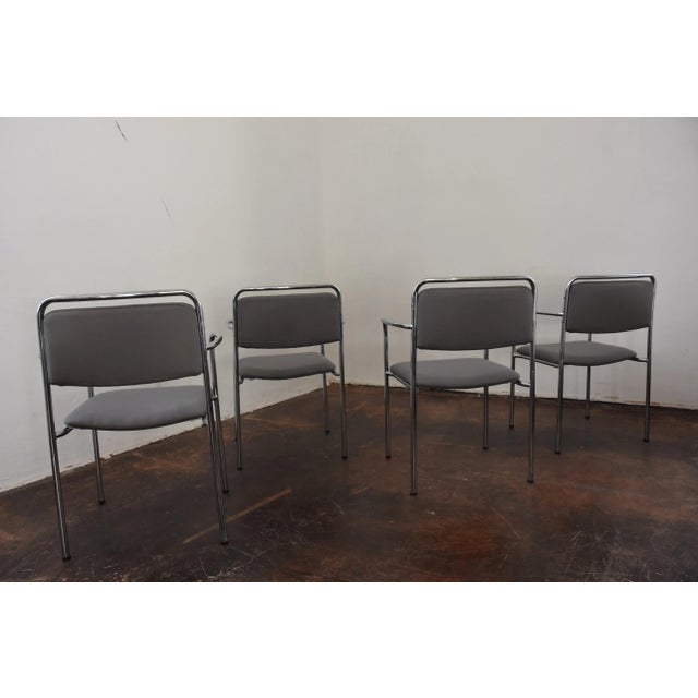 Vintage Armchairs, GDR, Set of 4 For Sale - Image 7 of 10