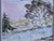 Farmhouse Vintage Original Landscape Farmland Watercolor Painting Signed For Sale - Image 3 of 10
