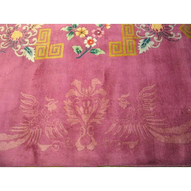 1920s Chinese Art Deco Carpet For Sale In New York - Image 6 of 8