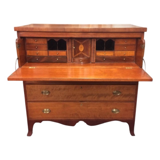 Antique Butler's Desk, Cherry Desk For Sale