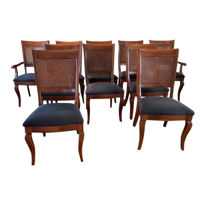 Nichols and Stone Dining Chairs Set of 10 Chairish