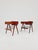 Mid-Century Danish Mahogany and Brass Nightstands, 1960s, Set of 2 For Sale - Image 16 of 18