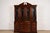 Late 20th Century Stickley Chippendale Carved Flame Mahogany Lighted Breakfront Bookcase Cabinet For Sale - Image 12 of 12