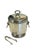Mid 20th Century Vintage the Sheffield Silver Co. Silver-Plated Ice Bucket With Lion Head Handles, Milk Glass Liner & Ornate Ice Tongs | Hollywood Regency Barware For Sale - Image 5 of 15