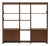 French Minimalist Wall Unit in Elm from Maison Regain, 1970s For Sale