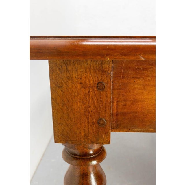 Brown French Louis Philippe Cherrywood Table, Mid 19th Century For Sale - Image 8 of 14