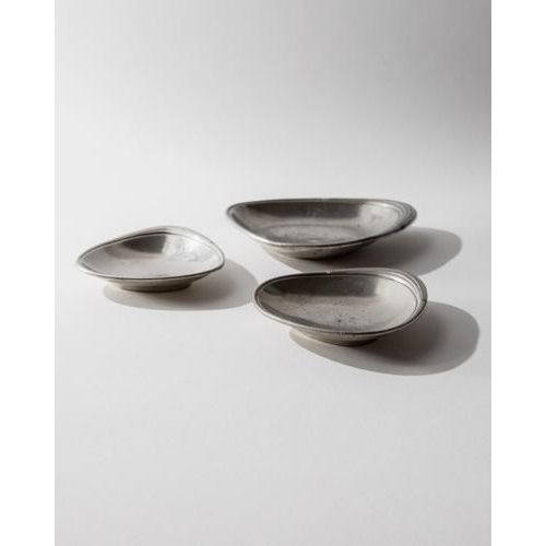 Vintage Pewter Bowls from Just Denmark, 1960s, Set of 3 For Sale - Image 4 of 11