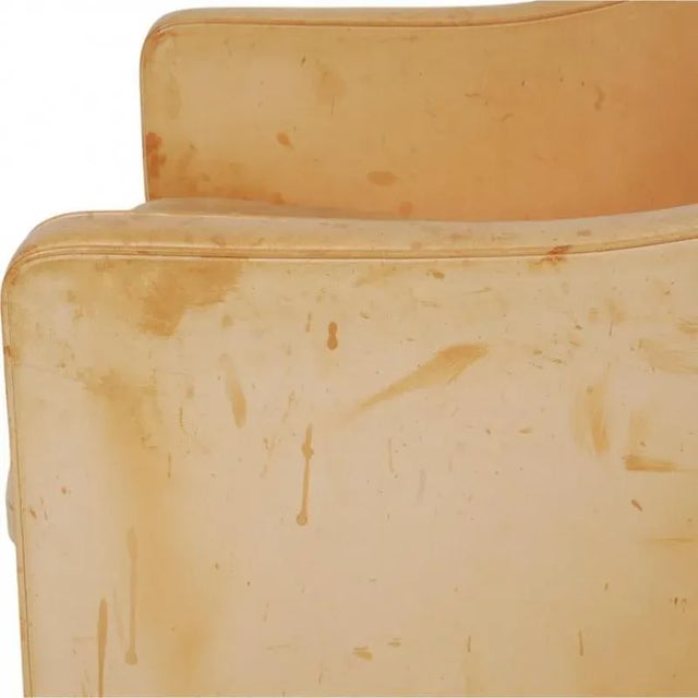 2204 Wing Chair in Natural Leather by Børge Mogensen, 2000s For Sale - Image 13 of 18