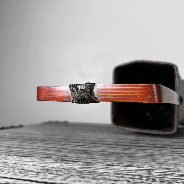 Japanese Ikebana Flower Basket, 1960s For Sale - Image 9 of 14