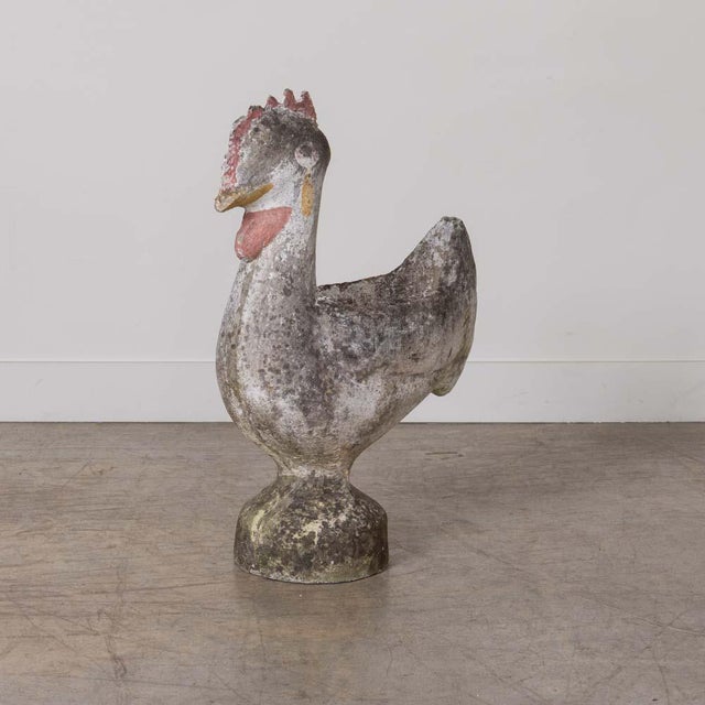 1960s French Concrete Rooster Planter For Sale In Los Angeles - Image 6 of 15