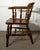 Late 19th Century 19th Century Elm and Ash Smokers Bow Office or Desk Chair, 1880s For Sale - Image 5 of 9
