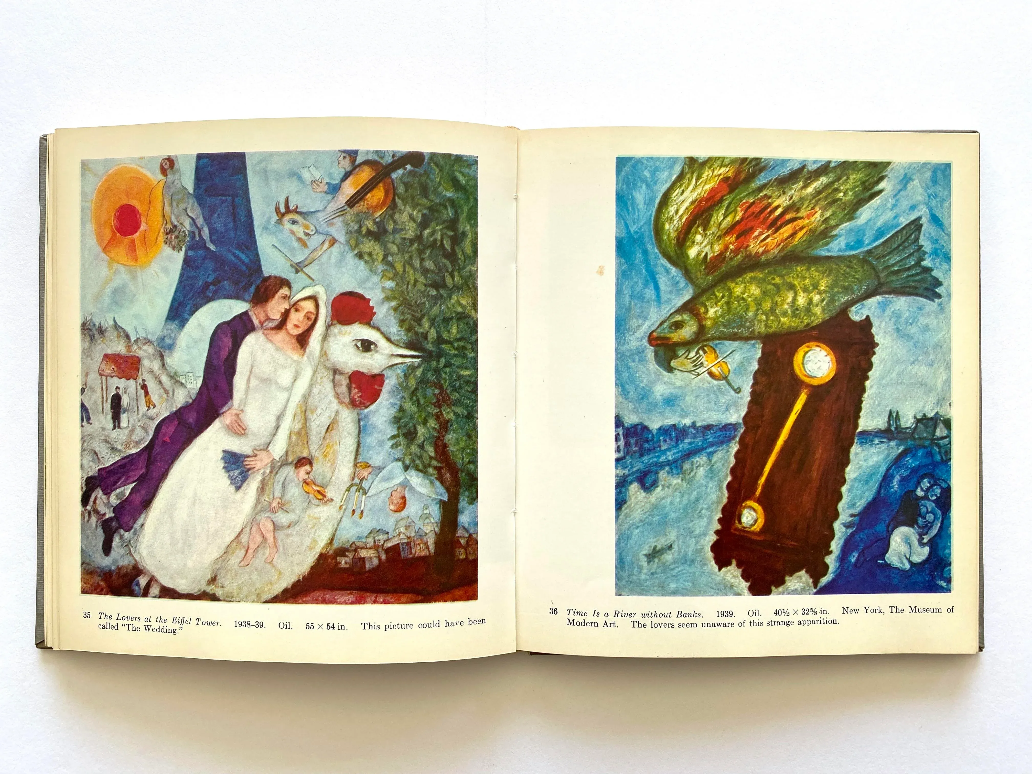 Marc Chagall Vintage 1967 First Edition Lithograph Print Mid