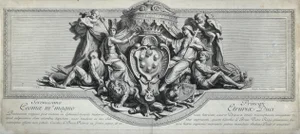 Principi Etruriae Duci - Original Etching by Charles Simonneau - Late 1600
