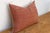 Terracotta Bow-Tie Lumbar Moroccan Silk Pillow For Sale - Image 4 of 9