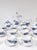 This 11-piece coffee set from the Danish firm Royal Copenhagen, part of their "Blå Blomst" (Blue Blossom) collection, is a...