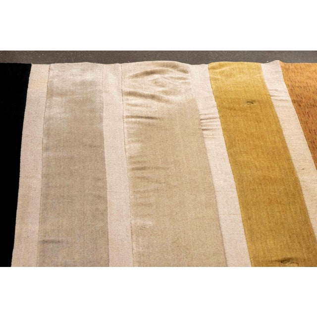 Brown Modern Striped Pattern Carpet, 18' 1" X 13' For Sale - Image 8 of 11