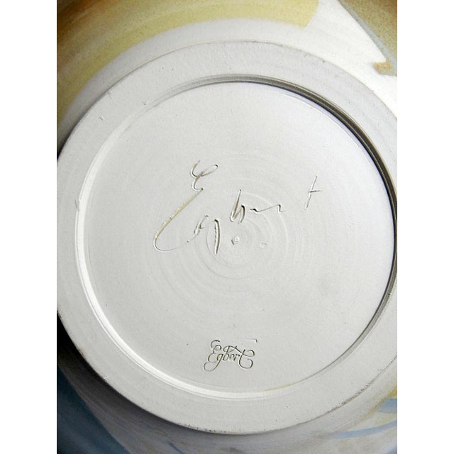 Large Dutch Ceramic Fruit Bowl by Egbert Boonstra, 1990s For Sale - Image 13 of 15