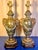English 1980s Pair of Vintage Ram Head Faux Marble Faux Bronze Neoclassical Reproduction Lamps For Sale - Image 3 of 11