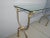 Vintage Brass Chrome Tasseled Twist Rope Sofa Side Table - Hollywood Regency For Sale In Los Angeles - Image 6 of 12