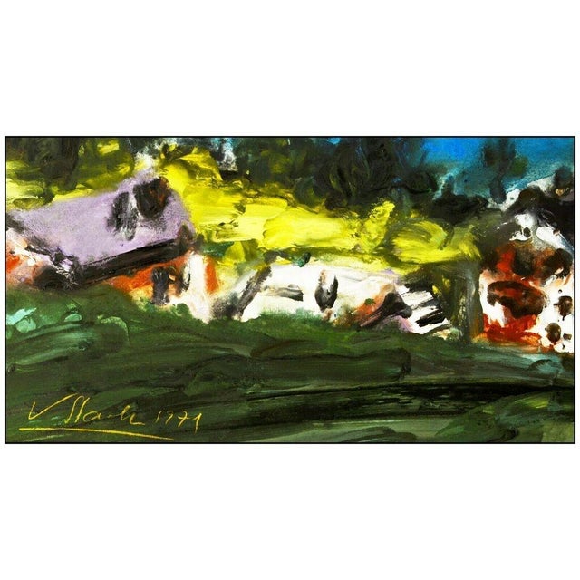 Message us to inquire about custom framing options! (Included for free with every purchase) The artwork here, "Farmstead...