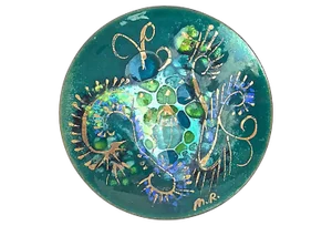 Vintage Mid Century Abstract Dish