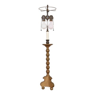 Ralph Lauren Style Mid-Century Hollywood Regency Tall Table Lamp For Sale