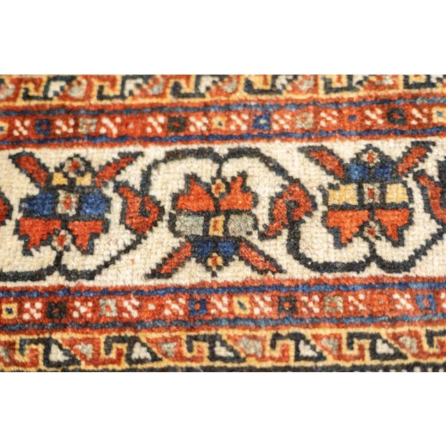 Late 18th Century Antique Persian Qashqai Rug 5'10'' x 8'2'' For Sale - Image 11 of 12