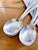 A set of 6 vintage circa 1940s silver plated round bowl soup spoons from the Biltmore hotel in Providence, Rhode Island!...
