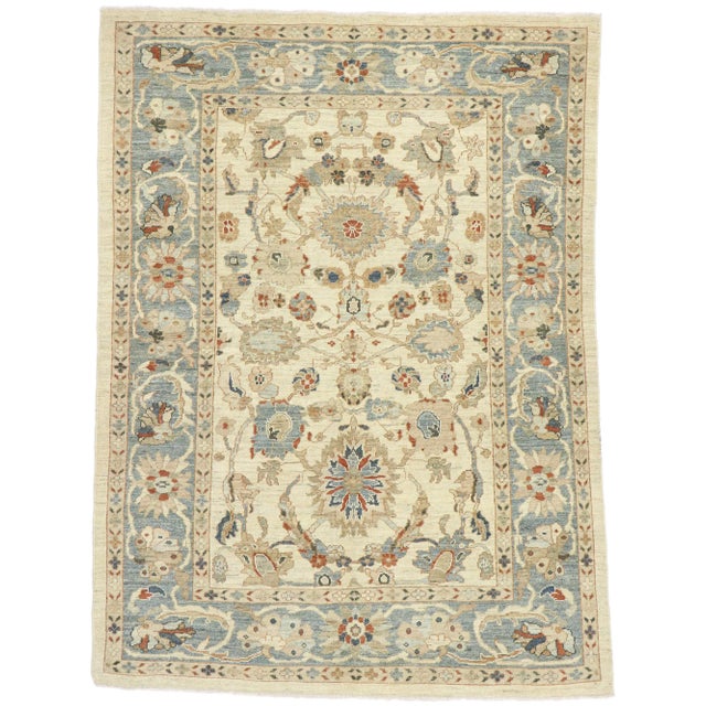 Persian Sultanabad Rug - 06'10 X 09'00 For Sale - Image 10 of 10