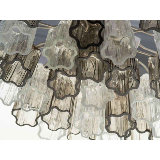 Mid-Century Modern Tronchi Three-Tiered Chandelier For Sale - Image 3 of 11