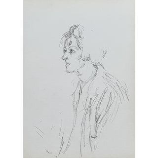 Alberto Giacometti, Portrait of Annette, Lithograph For Sale