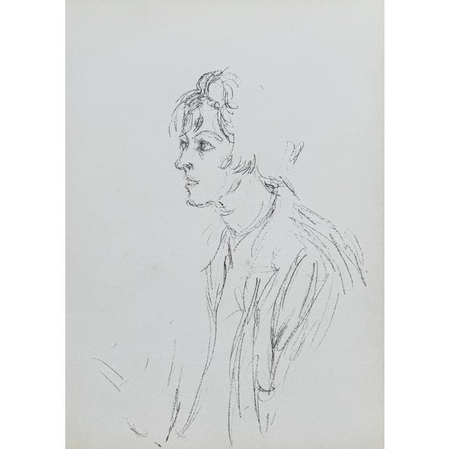 Alberto Giacometti, Portrait of Annette, Lithograph For Sale