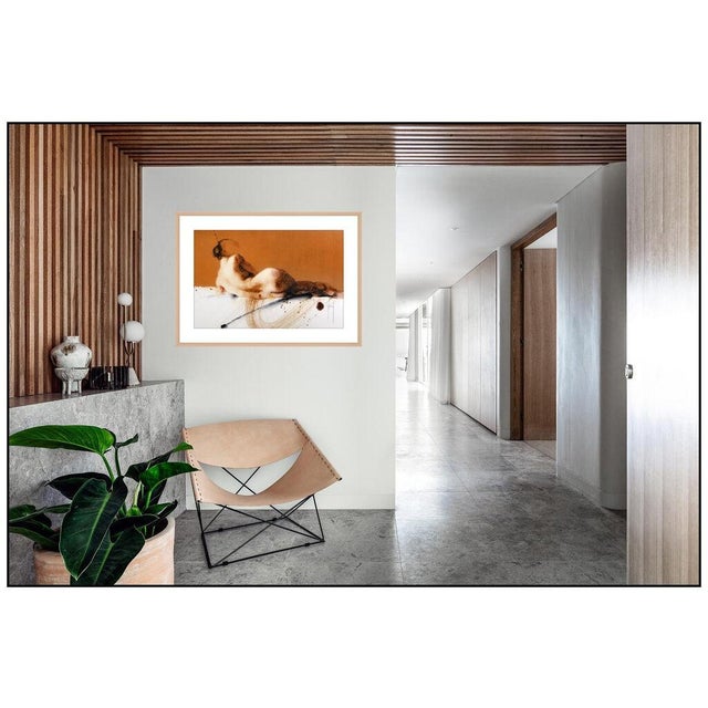 Message us to inquire about custom framing options! (Included for free with every purchase) The artwork here, "Curves of a...