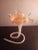 1970s Murano Style Glass Italy Flower Vase For Sale - Image 4 of 6