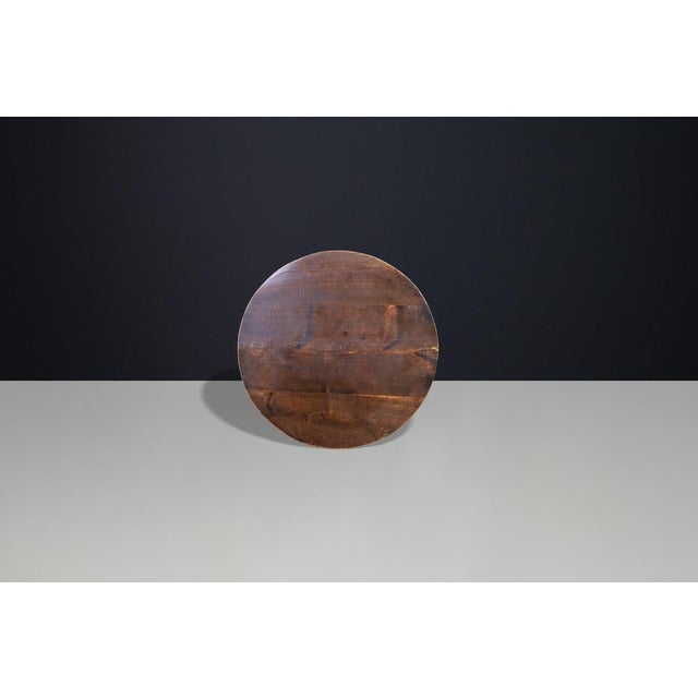 Charles Dudouyt Oak Side Table or Coffee Table, France, 1940s For Sale - Image 9 of 13