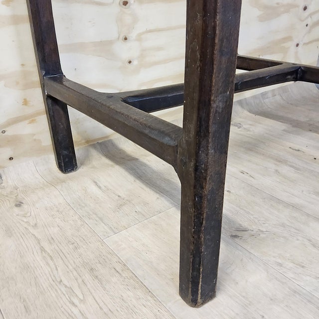 Antique High Wooden Desk, 1800s For Sale - Image 9 of 18