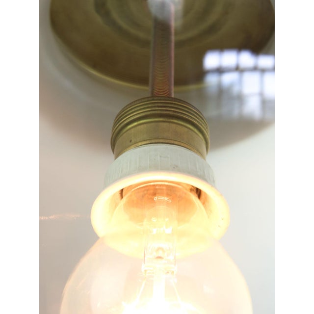 Mid-Century Modern Murano Glass and Brass Pendant from Mazzega, 1960s For Sale - Image 9 of 18