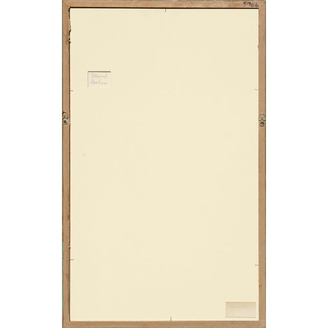 1960s Ellwood Graham "Indian Dance" Abstract Geometric Composition Circa Early 1960s For Sale - Image 5 of 9