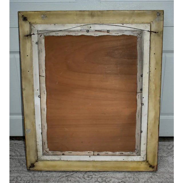 J Bovgvereau Oil Painting Antique Canvas Portrait Fine Art Woman Gilt Frame Sign For Sale - Image 11 of 13