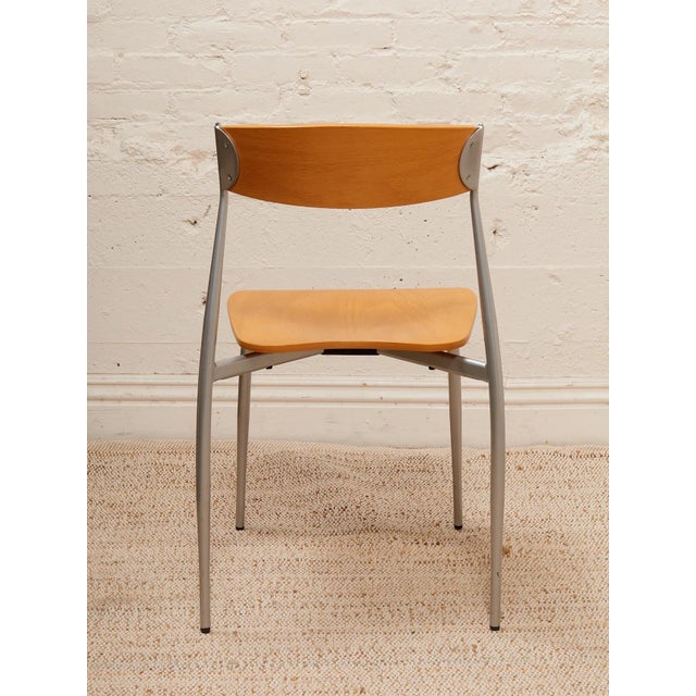 Late 20th Century Seccose Mario Hasuike Italian Glass Dining Table With Six Chairs For Sale - Image 12 of 12