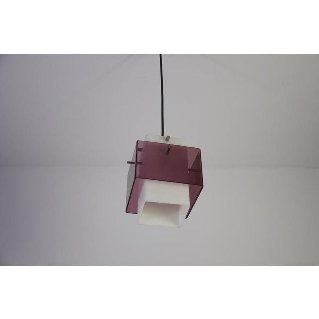 1970s Acrylic Glass Pendant Lamp, Germany, 1970s For Sale - Image 5 of 13