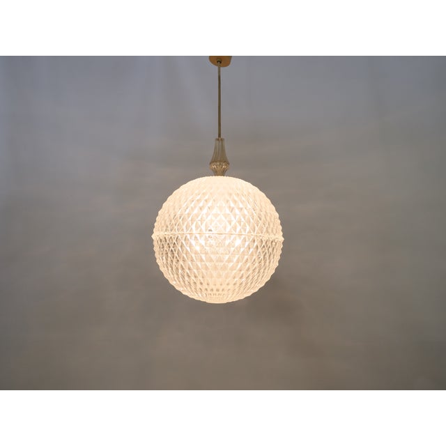 Space Age Ceiling Lamp in Plastic by Aloys Gangkofner for Erco, 1970s For Sale - Image 6 of 9