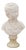 Jean-Antoine Houdon, Bust of Alexandre Brongniart, 1970s, Porcelain & Alabaster For Sale
