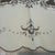 Art Deco Linen Tablecloth 32" X 33" , 10 Napkins C1930 Cream With Gray Trim Pristine For Sale In San Diego - Image 6 of 18