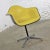 Herman Miller Eames Pac Yellow Padded Swivel Armchair W/Gray Fiberglass Shell & Aluminum Base For Sale - Image 4 of 12