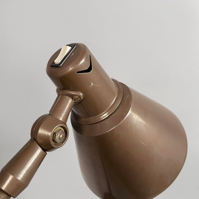 Mid-Century Modern Italian Brown Table Lamp from Stilnovo, 1960s For Sale - Image 12 of 18