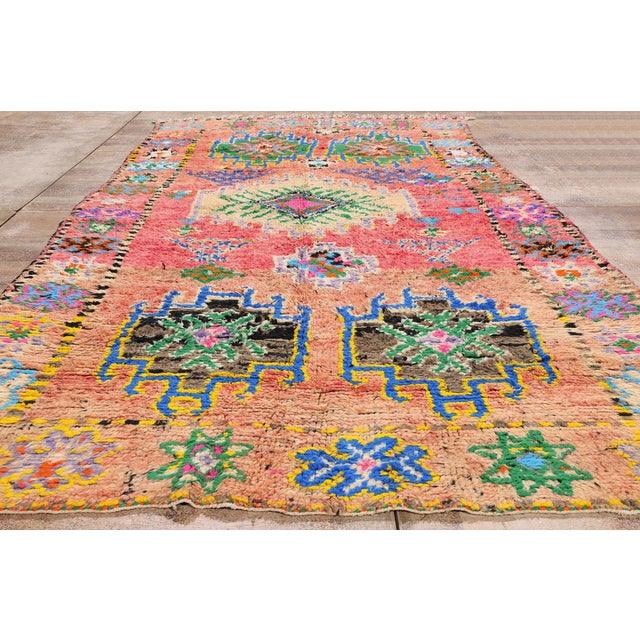 Vintage Boujad Moroccan Rug, 05'10 X 11'07 For Sale - Image 9 of 10