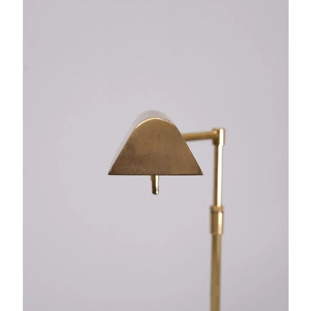 Brass Swing Arm Floor Lamp from Herda, 1980s For Sale - Image 6 of 9