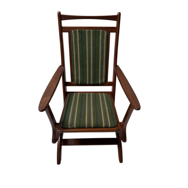 Mid-Century Modern Danish Rocking Chair in Teak, 1960s For Sale - Image 4 of 11
