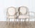 Off-white Pair of Early 20th Century Swedish Gustavian Style Oval Back Armchairs For Sale - Image 8 of 14